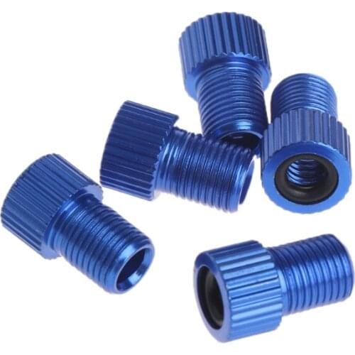 5pcs Presta Schrader Bicycle Valve Adapter Air Pump Road Bike Tire Gas Tube Tool