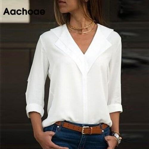 Aachoae Womens Office Shirts