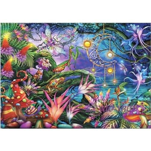 5D Fairytale Forest Round/Square Diamond Painting Fantasy Landscape Embroidery Cross Stitch Mosaic Home Decoration Art