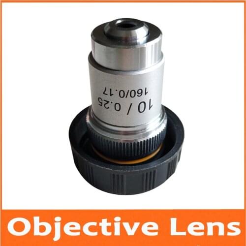 10X 195 Tube 160 Biomicroscope System Achromatic Lab Laboratory Education Bio-Microscope Biological Microscope Objective Lens