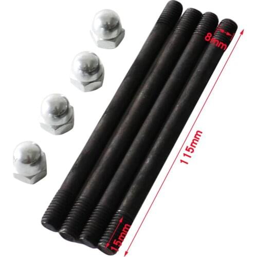 8mm Cylinder Bolts Nuts For 66cc 80cc 2- Srtoke Engine Motorized Bike New