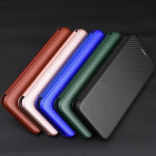 Funda Matte Flip Case for Samsung Galaxy S21 Ultra Note 20 Ultra S20 FE A51 A71 M31S Carbon Fiber Coque Phone Case Cover Capa