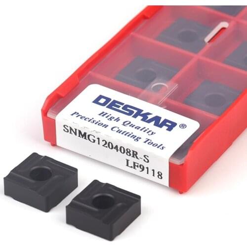 SNMG120408R-S LF9118 SNMG120408L-S CNC Turning Tool Lathe Machining Carbide Insert Coating Anti-deformation Cut Good Stability