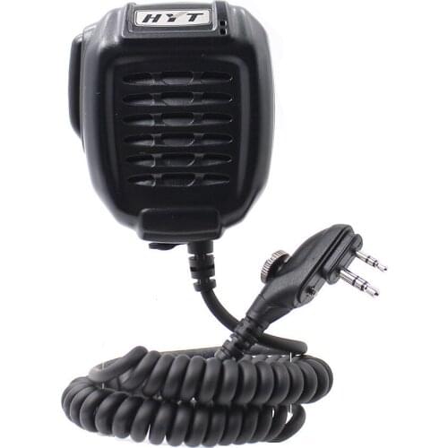 HYT Handheld Mic Walkie Talkie IP54 Rain proof speaker with flexiable cable for TC-510 TC-610 TC700 TC-508 Shoulder Microphone