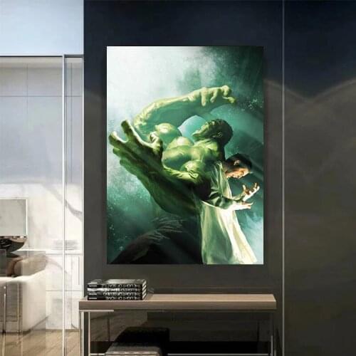 Anime Marvel Superhero Canvas Painting Hulk Posters and Prints Wall Art Print Canvas Pictures Living Room Home Decoration Gifts