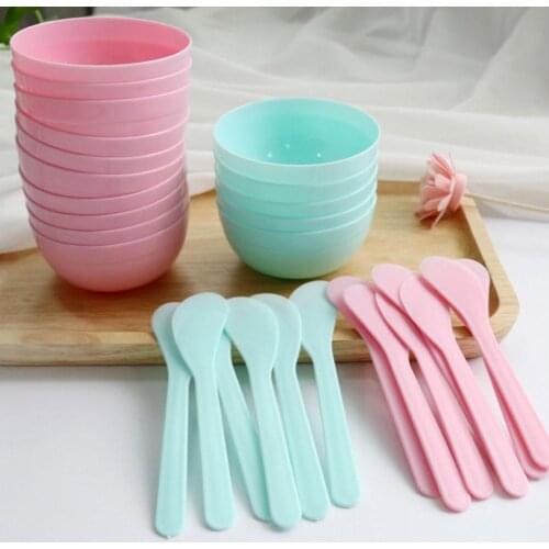 Face Mask Mixing Bowl Set Mask Bowl Stick Girls Facial Skin Care Mask Mixing Tools Kit Cleaning Beauty DIY Tool Set