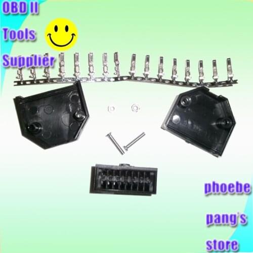 New! OBD2 OBD-II OBD Female Plug Connector Shell Car Universale Diagnostic Adapter Wholesale & Retail 20pcs