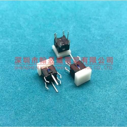 Original new 100% import 6x6x7.2 square key cap 7.5x7.5 touch key switch with long life PB6141L