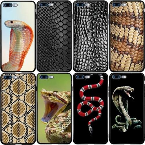 Phone Case for Xiaomi Redmi Note 10 9 9S 9A 8 8T 7 6 7A 6A 5A 5 A1 A2 A3 Pro Max Plus Lite King Cobra Snake