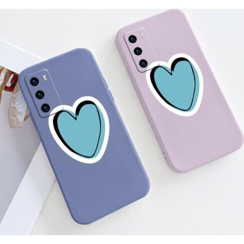 Pure Love Shockproof Silicone Cover Case For Huawei P40 P30 P20 Pro Lite Mate 40 30 20 Pro Lite P Smart 2021 Y7A Phone Case