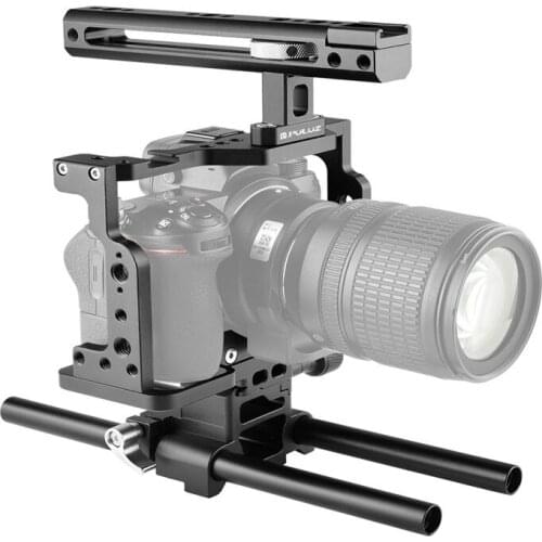 Aluminum Alloy Camera Cage Stabilizer DSLR Rig Handheld Grip Steadicam For Nikon Z6 / Z7