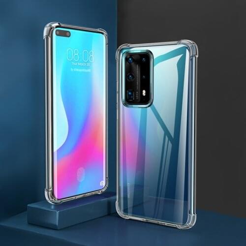 Coque Airbag Silicone Phone Case for Huawei P40 Pro Plus Lite E Funda P40lite P40pro Soft Shockproof Ultra Thin Prime Back Cover