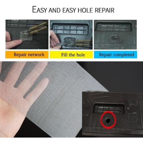 General Car Bumper Stainless Steel Repair Net Plastic Crack Repair Hole Repairing Mesh Net Car Products Car Tool Kit