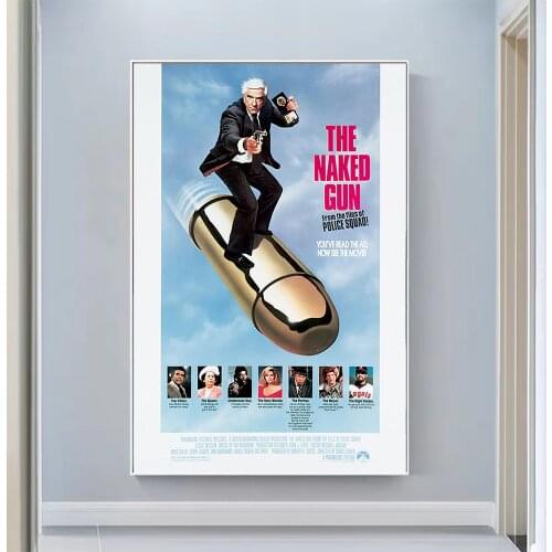 V0630 The Naked Gun_ From the Files of Police Squad! Vintage Classic Movie Wall Silk Cloth HD Poster Art Home Decoration Gift