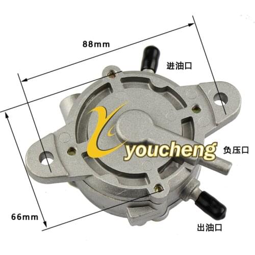 Vacuum Fuel Pump Scooter Moped ATV Go Kart GY6 150cc 250cc Valve Switch Petcock 157QMJ CH250 CF250 Engine Parts RYB-DH