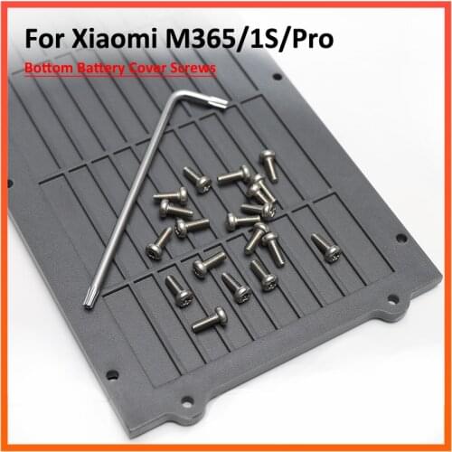 21PCS Bottom Battery Cover Screws Stainless Steel Metal Screws for Xiaomi Mijia M365 And Pro Electric Scooter Repaired Parts