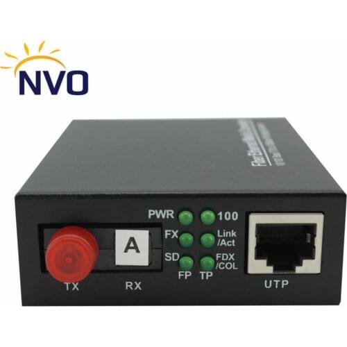 10/100M FC SC Port Megabit Single Fiber BIDI OEM Optic Ethernet Fibre Media Converter Support Custom Logo