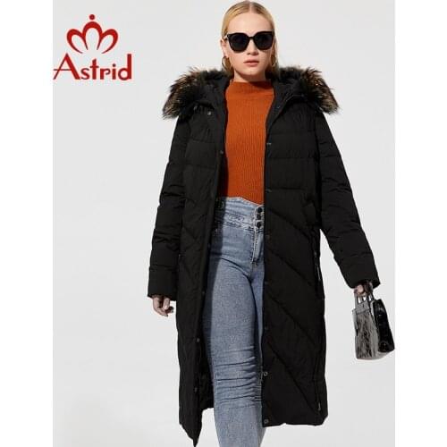 2021 Astrid New Arrival Fashion Slim Women Winter Jacket Cotton Padded Warm Thicken Ladies Coat Long Coats Parka Womens Jackets
