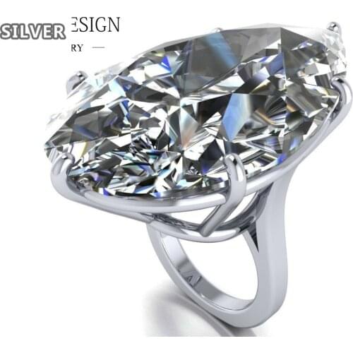 4 Colors Luxury Women Rings Big cut 8ct 5A Zircon Cz Engagement Wedding Party Bride Ring Natural Stone Jewelry Accessories