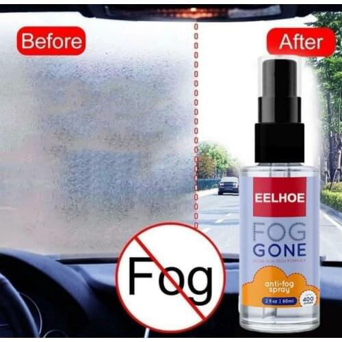 60ml Car Window Defogging Agent Car Anti-fog Spray Glasses Anti-fog Liquid Non-toxic Instant Anti-fog Protection Swimming Glass