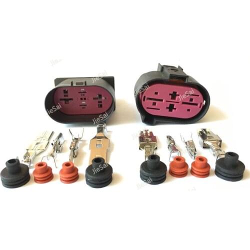 4 Pin 1J09064 Auto Wiring Connector For VW Passat B7 Tiguan Golf Skoda Octavia Yeti Audi 1J0906444 1J0906234