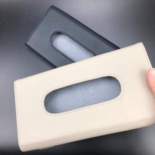 Car Sun visor Tissue Boxes Case For Volvo S40 S60 S80 S90 S40 XC60 XC90 V40 V60 V90 C30 XC40 XC70 V70