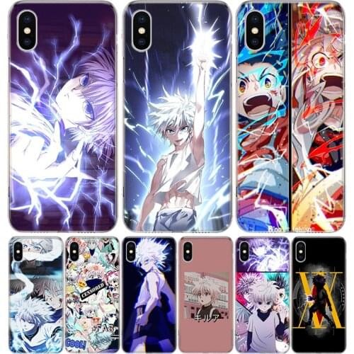 Hunter x Hunter Killua Zoldyck Cover Phone Case For Iphone 11 12 Mini Pro 7 6 X 8 6S Plus XS MAX + XR 5S SE 10 9 Art TPU Coque C