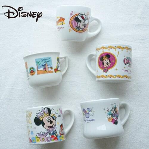 Disney Mickey Minnie Memorial Edition Retro Ceramic Mug Gift Collection Cup