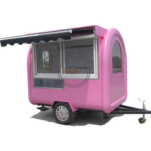 Long 220 CM Food Cart/ Trailer Machine with umbrella