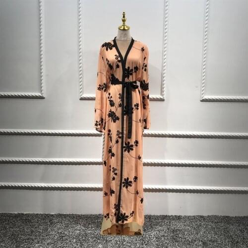 Dubai Abaya Kimono Cardigan Muslim Hijab Dress Turkey African Dresses For Women Caftan Robe Longue Femme Islam Clothing Kaftan