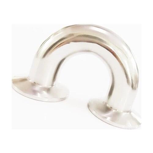 1-3/4" 45mm OD 304 Stainless Steel Sanitary Ferrule 180 Degree Elbow Pipe Fitting For Home Brew Homebrew Fit 2" Tri Clamp