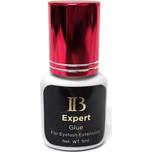 5ml IB Expert Glue 1-2s Dry Time Fastest Korea Glue for Eyelash Extensions Original wine red cap False Eyelash Glue