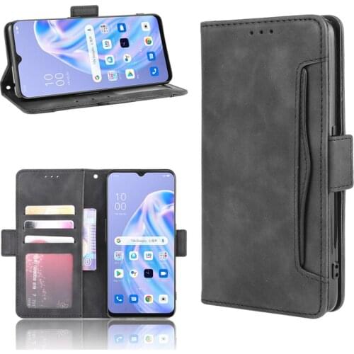OPPO Reno 3A Japan Case Card Slots Wallet Flip Leather Cover For OPPO Reno 3A Reno3A Japan Retro Business Style Leather Case