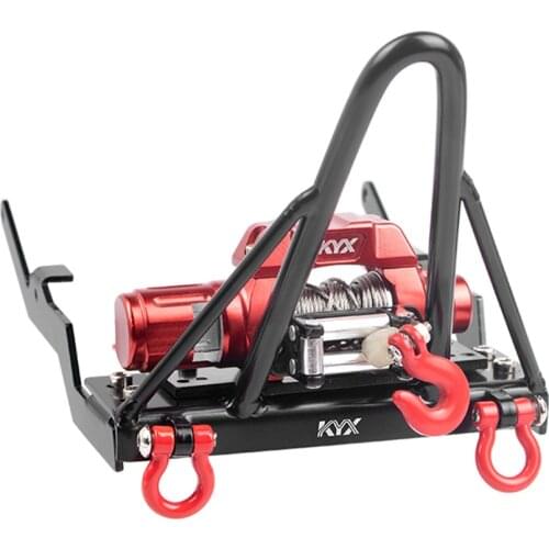 Metal Front Bumper with Pull Ring Anti-collision Bumper for Axial Capra UTB RC Crawler Car Upgrade Kit