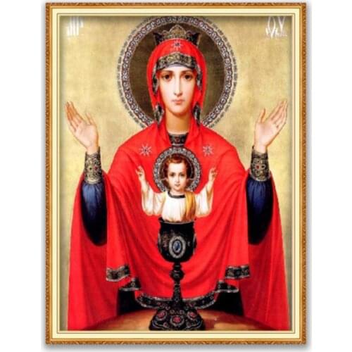 Region Icons DIY 11CT Embroidery Cross Stitch Kits Craft Needlework Set Printed Canvas Cotton Thread Home Decoration Hot Sell