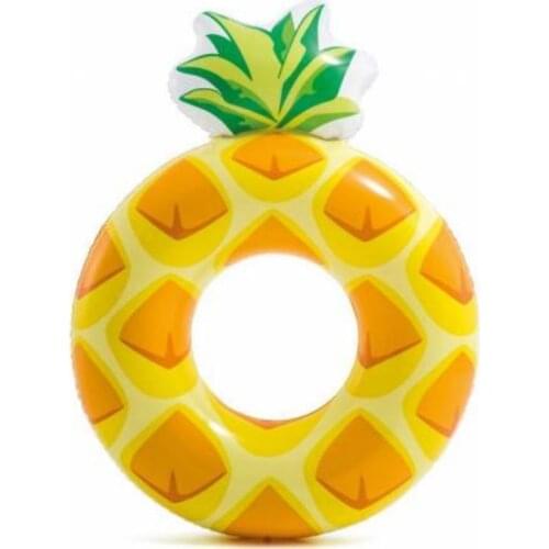 Inflatable Pineapple Sea Pool Wheel 117x86 Cm