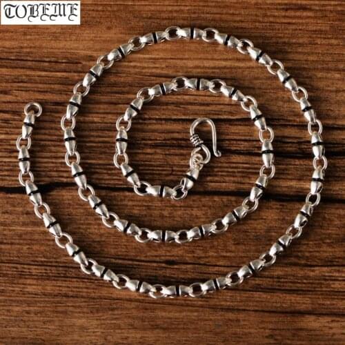 Handcrafted 100% 925 Silver Necklace Thailand 925 Sterling Necklace Thai Silver Necklace for Pendants