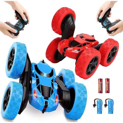 4WD RC Car 2.4Ghz 4CH 360 Degree Flip Double Sided Deformation Drift Car Rock Crawler Robot Remote Control Car Toys For Children