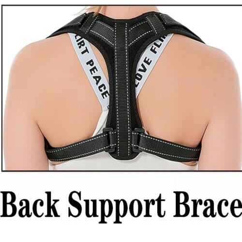 Adjustable Prevent Strained Back Protector Back Aligner Posture Aligner Back Shoulder Lumbar Support with Posture Correction