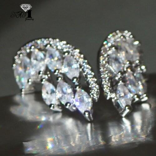 YaYI Jewelry Princess Cut 13 CT White Zircon Silver Color Engagement Rings wedding Heart Rings Girls Party adjustable Rings