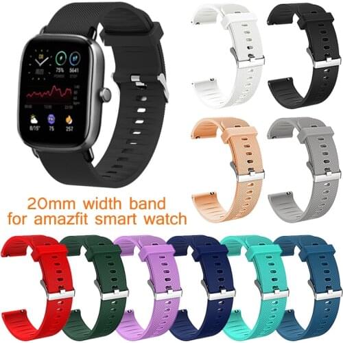 Wrist Strap For Amazfit GTS 2 Mini/BIP S U Pro Silicone Band For Amazfit POP Pro Zepp E Replacement Bracelet Watch Accessories