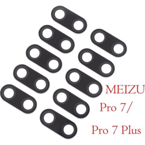 2x glass rear back camera glass lens for MEIZU Pro 7 ,Pro7 Plus with Self-adhesive glue sticker