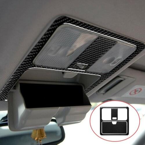Carbon Fiber Reading Light Panel Cover Interior Trim For Nissan 350Z 2003-2009 Overhead Console Panel Car Accessories