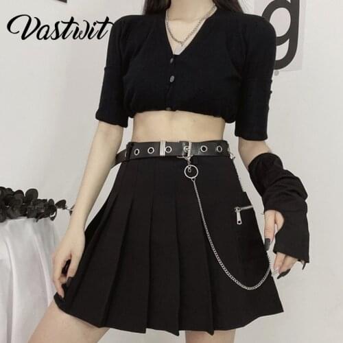 Плиссированная юбка Vastwit China At AliExpress