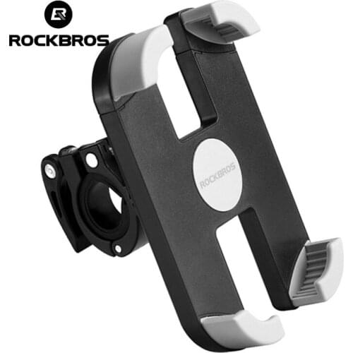 ROCKBROS Ultra-light Quick Release Bike Phone Holder Adjustable 360° Cycling Handlebar Rotatable Phone Mount Bicycle Accessories