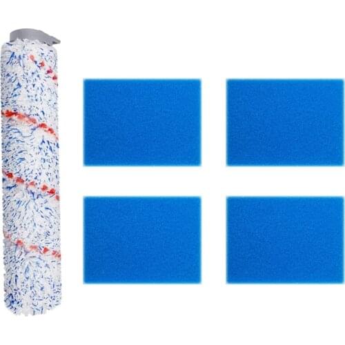 Spare Roller Brush Filter Sponge for Tineco IFloor IFloor S HF10E-01 Cordless Vacuum Cleaner Replacement Accessories