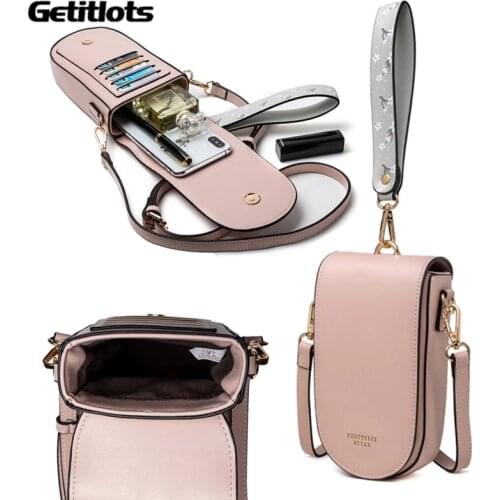 Baellerry 2021 New Wrist Hasp Mini Shoulder Bags For Lady Women Messenger Phone Bag Design Card Holder Luxury Handbag Wallet