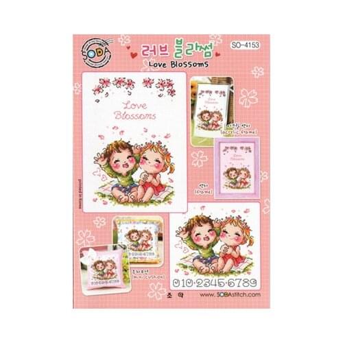 ZZ MM Counted Cross Stitch Kit Fan blowing a fan Handmade Needlework For Embroidery 14ct Cross Stitch Color SODA 4153