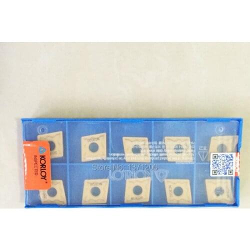 10 pcs Korloy CNMG160608-HM NC3020 CNC Carbide Insert for Grooving Holder MGEHR & MGIVR