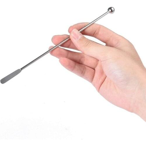 10pcs Swizzle Sticks Metal Stainless Steel Mixing Cocktail Coffee Stirrers for Wine Juice 7.5 inch 10Pieces Pack